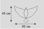 БИО небесный фонарик Шар "Свадебный Голубь" (10 шт.)