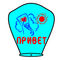 Небесный Фонарик "Привет" Sky Blue