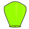 Небесный Фонарик "Бриллиант" Lime Green