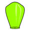 Небесный Фонарик "Конус" Lime Green
