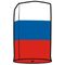 Небесный Фонарик "Флаг России (1 стандарт)" Согласно макету