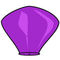 Небесный Фонарик "Пирамида малая" Purple